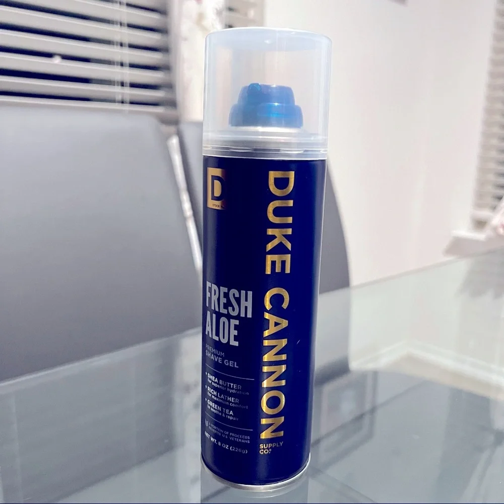 Fresh Aloe Premium Shave Gel from Duke Cannon Supply Co 8oz.